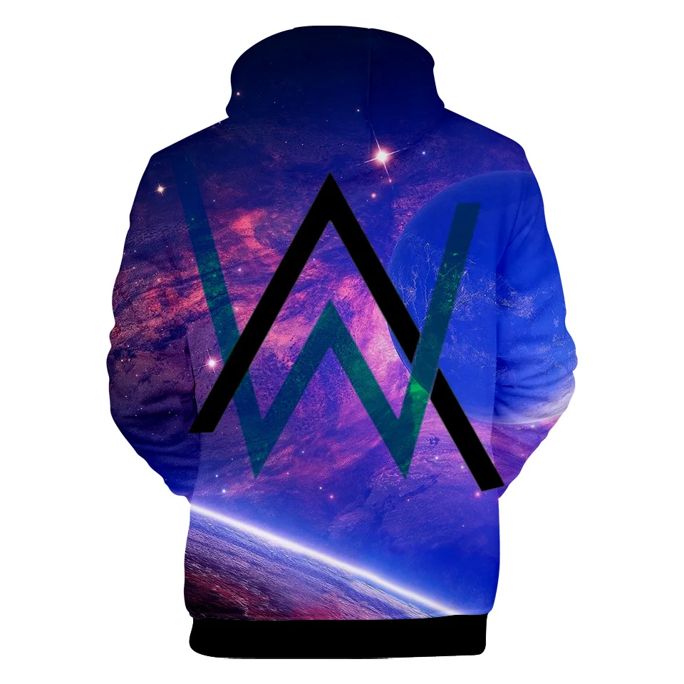 Стиль Alan Walker электронная музыка Tiancai Allen Walker сопутствующие товары осенняя одежда 3D цветная печать Толстовка