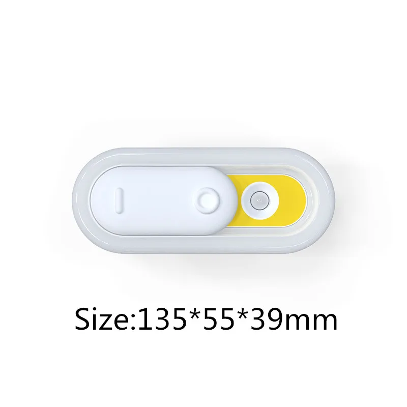 LED Hängande Magnetisk Nattljus Rörelsesensor Switch Form USB Uppladdningsbara Nattlampor Skåp Garderob Trappa Vägglampa_voghion.com