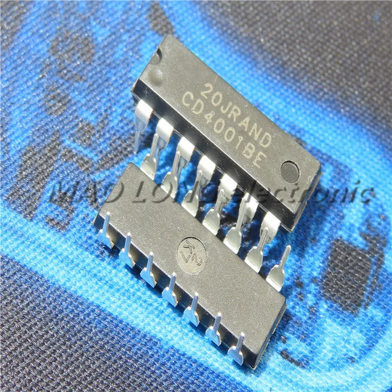 10 шт./лот CD4001BE DIP14 CD4001 DIP 4001BE DIP-14 Новый и оригинальный IC | Электронные компоненты