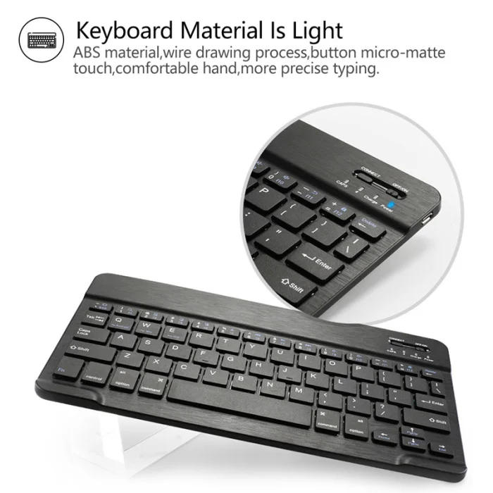Чехол с клавиатурой, набор Bluetooth, протектор, портативный, ультра-тонкий, для iPad 10,2, планшета, DQ-капля