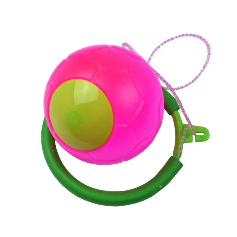 rose red Хит, детские игрушки, 1 шт., для детей, школьников, игры, прыжки, игрушка, прыжок, мяч с губчатым кольцом, для взрослых, фитнес, спортивный мяч - Цвет: rose red