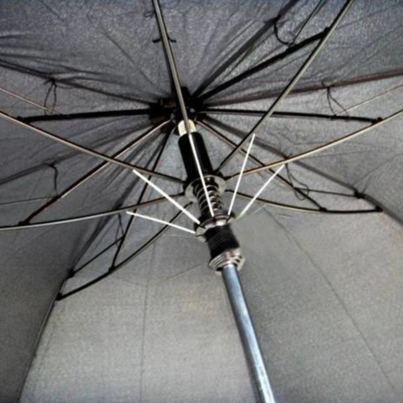 Short Gun Umbrella Dual-folding Rain Sun Sunshade UV Protection Semi-Automatic Windproof