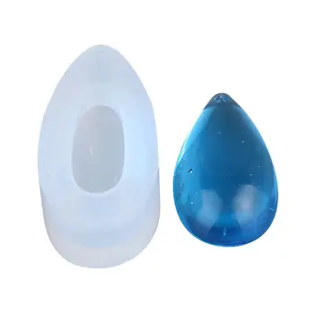 

6Pcs 3 Shapes Teardrop Earrings Pendant Mold Epoxy Resin Jewelry Making Tools 634D
