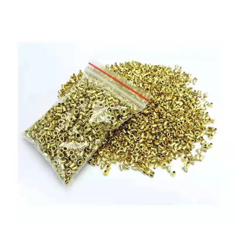 1100 Pcs Italian Bee Beehive Box Threading Hole Nest Box Apiculture Foundation Copper Eyes For Beekeeping Tools Supplies
