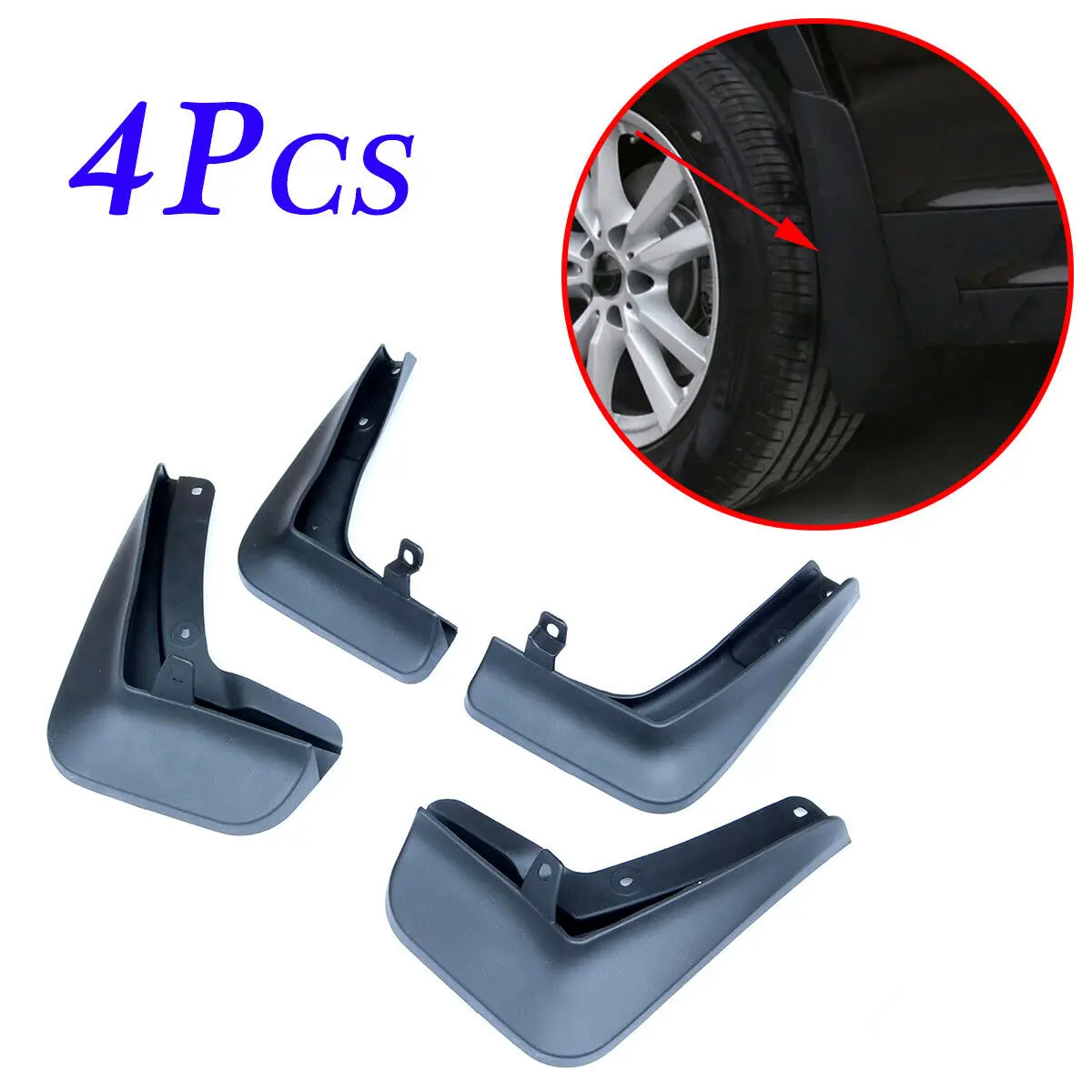 

Mudflap Spalsh Guards Mud Flap Fender Mudguard Cover Fit For BMW 1 Series 118i 120i 2017 2018 Accessories Trim 4Pcs