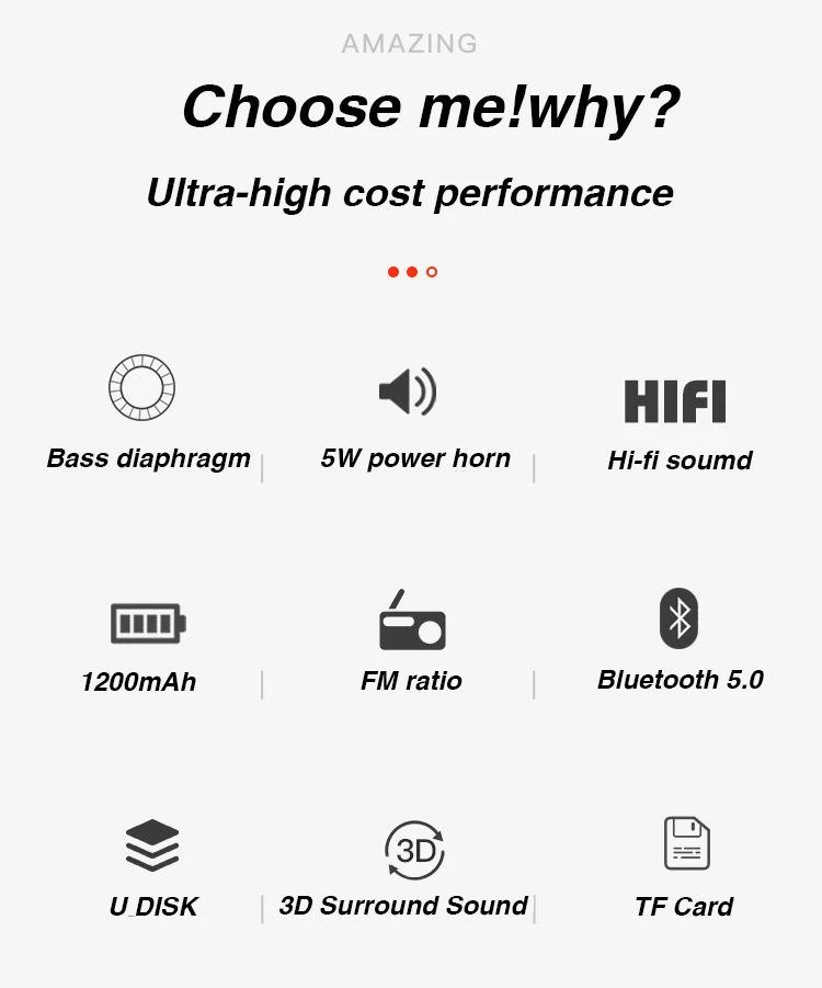 Nby 8810, портативный Bluetooth динамик, компьютерный сабвуфер, колонки, громкий динамик, 3D стерео Музыкальная Коробка, fm-радио, встроенный микрофон для телефона