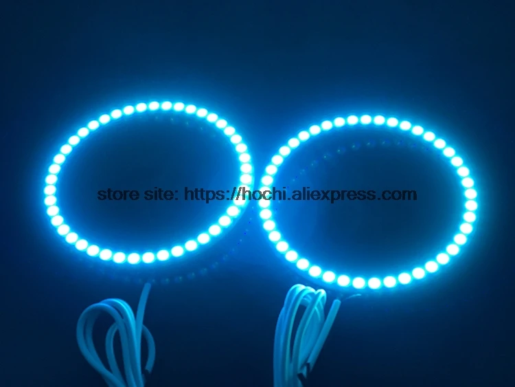 HochiTech RGB многоцветный светодиодный ангельские глазки набор ортопедических колец супер яркий стиль автомобиля для Infiniti QX50 2013