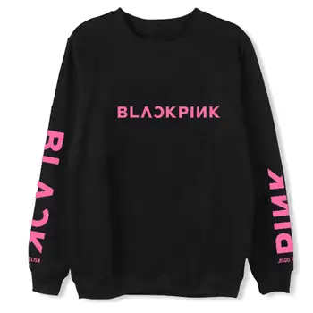 

BLACKPINK Kpop Hip Hop Hoodie Print Printed Hoodies Casual Clothing Pullover Printed Long Sleeve Tops Sweatshirt 649C