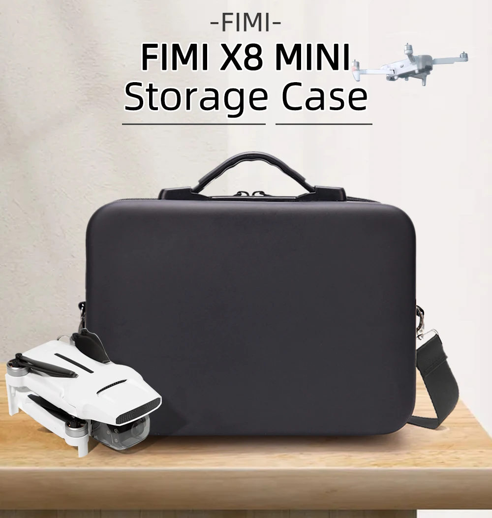 Drone Shoulder Bag For Fimi X8 Mini Portable Storage Bags Handbag Waterproof Carrying Case Box Hard Cover Accessories Blue