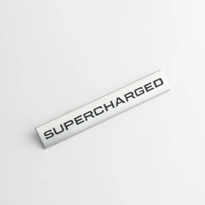 20X 3D цинковый сплав металла Supercharged для двигателя, крыла капот багажника стикер значок с эмблемой для Range Rover L322 Vogue автомобиль-Стайлинг