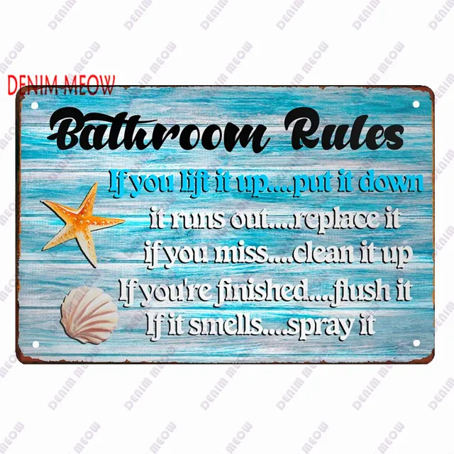Beach Metal Sign Tin Vintage Summer Beach Plates Relax Metal Wall Sign Pool Tiki Bar Pub Seaside Ocean Happy Place Decoor WY161 4