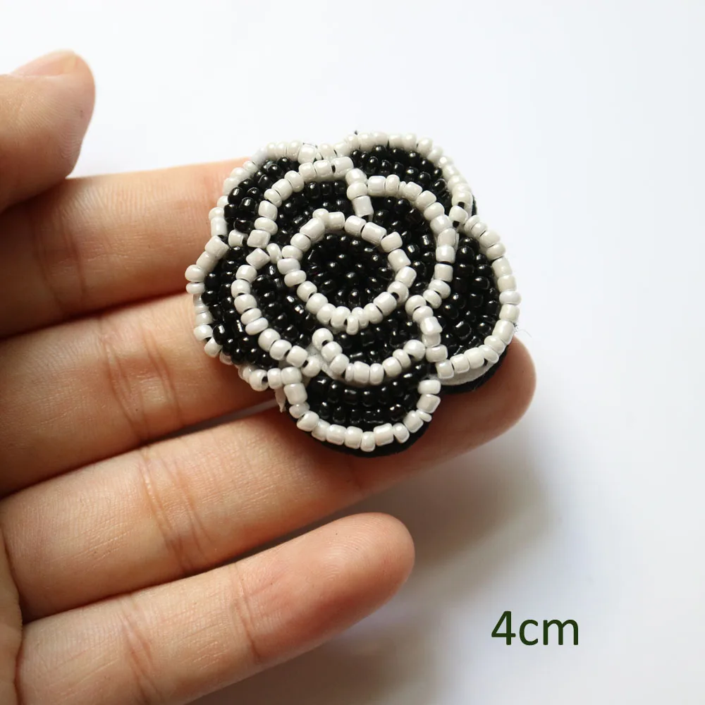flower 1 шт., крутые 3D нашивки в стиле панк с вышитыми цветами для джинсовых курток, пальто, винтажные вышитые нашивки с аппликацией геккон для одежды - Цвет: flower