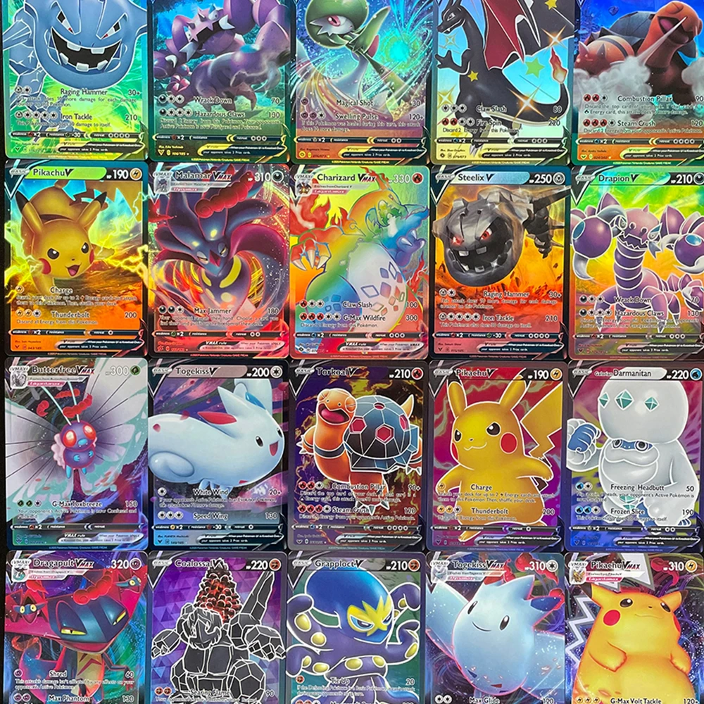 French Pokemon Cards V Vmax Shining Game Card Playing Tag Team Gx Mega Ex  Display Booster Pokémon Carte Francaise Kids Toy Gift - Game Collection  Cards - AliExpress