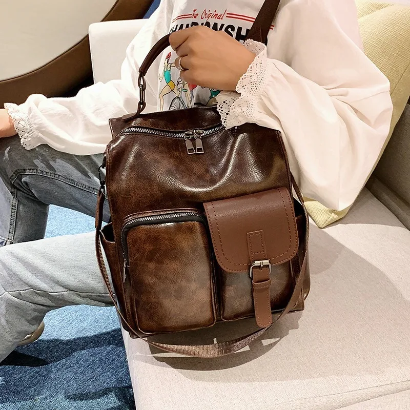 

Luxury 2020 new high quality ladies one shoulder messenger bag brand designer PU patent leather college style ladies bag