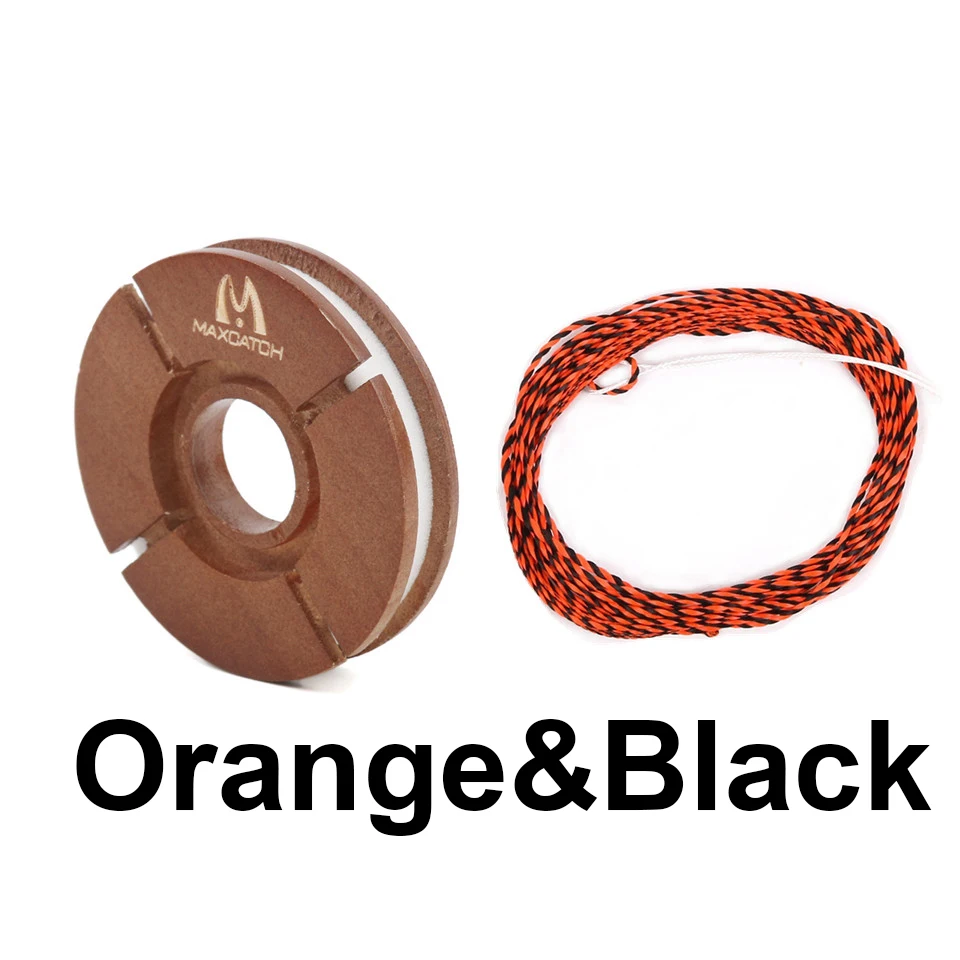 Orange Black2 Maximumcatch 11FT/12FT/13FT Tenkara Fly Line плетеная Tenkara Fly леска с держателем для лески в комплекте - Цвет: Orange Black2