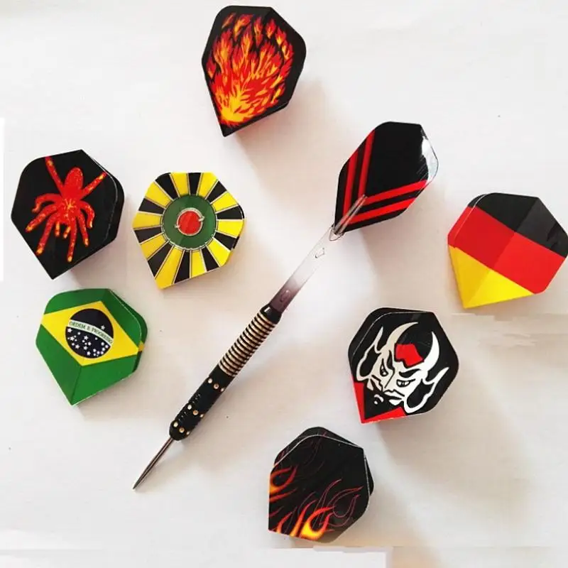 6Pcs Standard Shape Dart Flights Tail Accessories Professional Premium PVC Equipment Supplies For Dart Games