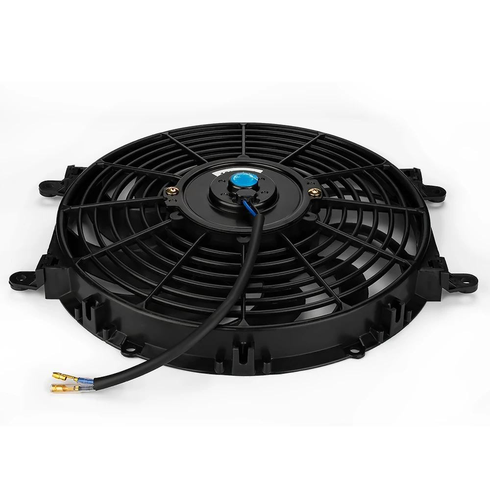 10 inch, Black Jtron 10inch Universal Electric Radiator Cooling Fan Slim Fan Push Pull Engine Blade FAN 12V 80W Mount Kit 10 inch, Black Jtron 10inch Universal Electric Radiator Cooling Fan Slim Fan Push Pull Engine Blade FAN 12V 80W Mount Kit