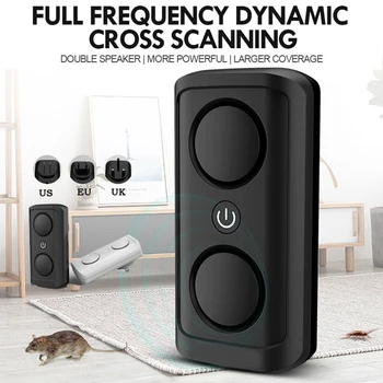 

Ultrasonic Pest Repeller Plug In Electronic Repellent Rat Mouse Spider Insect Rodent Repellent Ultrasonic Dropship 2020