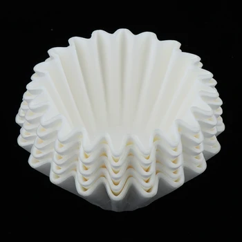 

50 Pieces Home Kitchen Disposable Unbleached Coffee Filters Cones Coffee Machine Filter Paper Disposable Coffee Filters