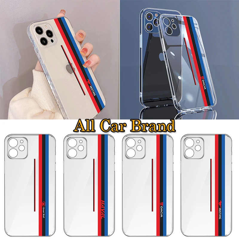 Clear Phone Case Protection Cover For iPhone 13 12 11 Pro Max XR X XS 7 8 Plus SE BMW 3 Series 5 e46 e90 e39 | Автомобили и