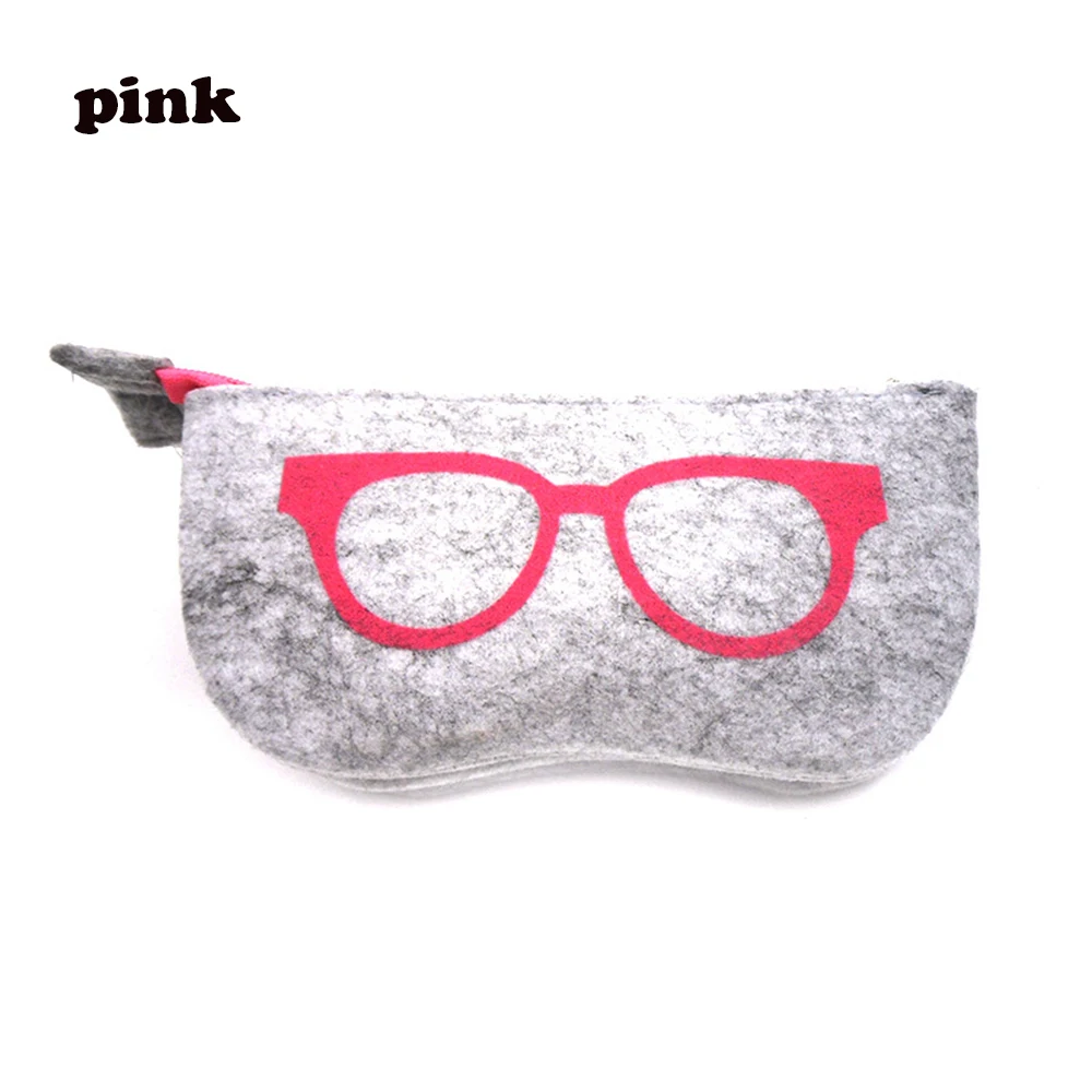 HOOH 1 шт., хит, молния, мужские очки, солнцезащитные очки, чехол, сумка, коробка, защита для хранения, модные женские очки, аксессуары - Цвет: pink