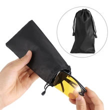 5 Pcs Soft Cloth Waterproof Sunglasses Bag Microfiber Dust Storage Pouch Glasses Carry Bag Portable Eyewear Case Container