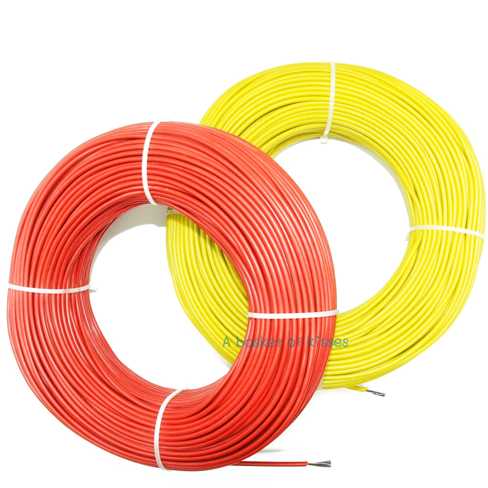  silicone rubber 12K 33ohm carbon fiber heating cable floor heating wire electric hotline high quali