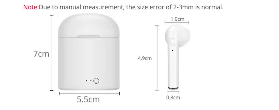 I7s TWS беспроводной наушник Bluetooth LG микрофон спортивные наушники с телефоном наушники I7 для смарт-гарнитуры
