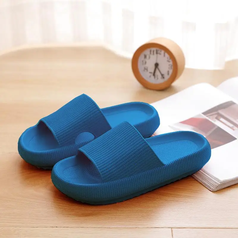 Thick Platform EVA Slippers Summer Beach Home Wearing Latest Technology-Super Soft Sole Anti-slip Shoes Indoor Fashion Slipper 