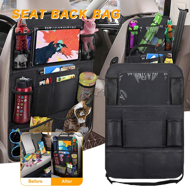 Multi-function Car Storage Bag Back Seat Hanging Bag Phone Holder