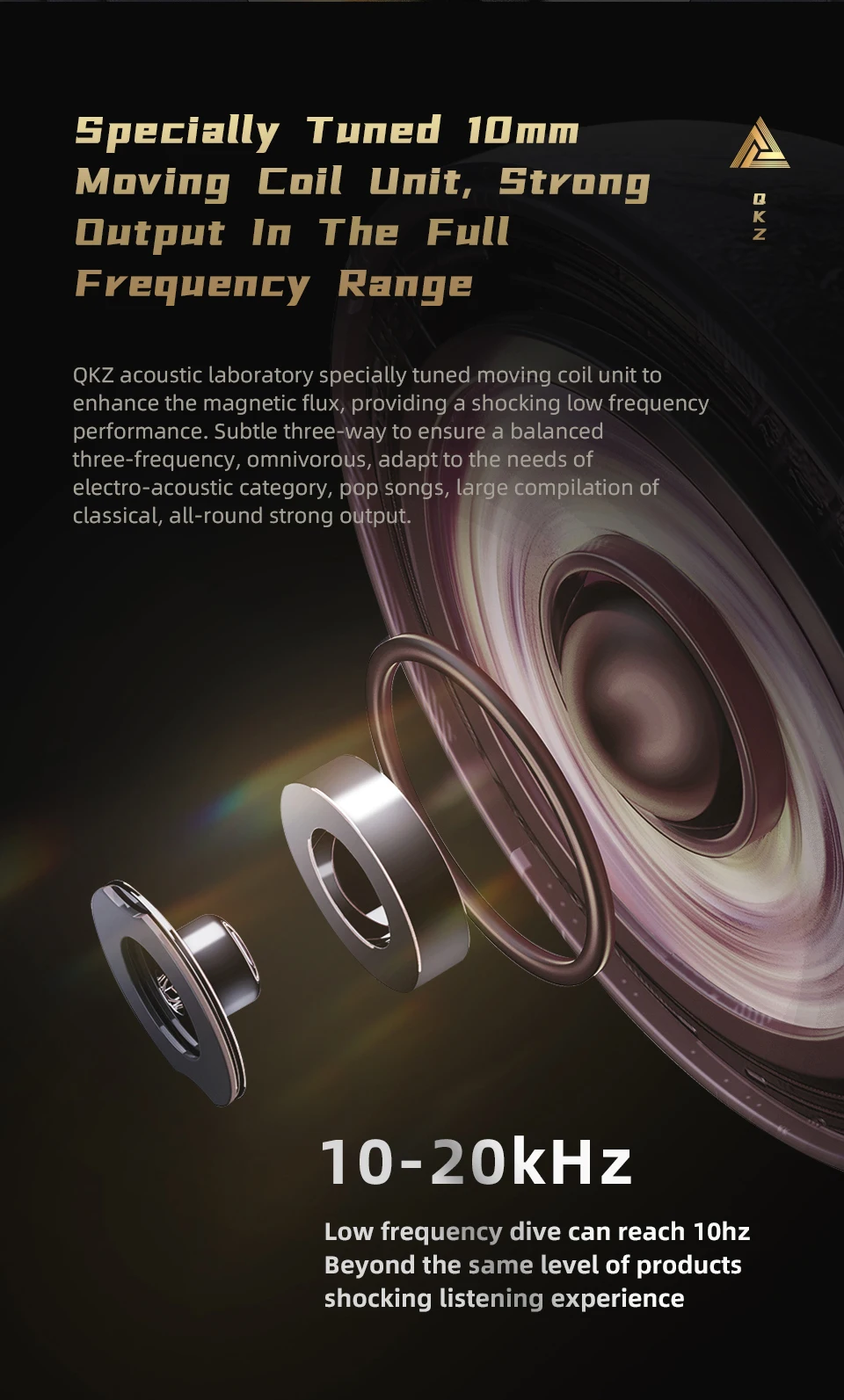 QKZ ZXN ZS10 Pro Noise Cancelling Earphones Headphones Sport in Ear Monitor Metal Headset