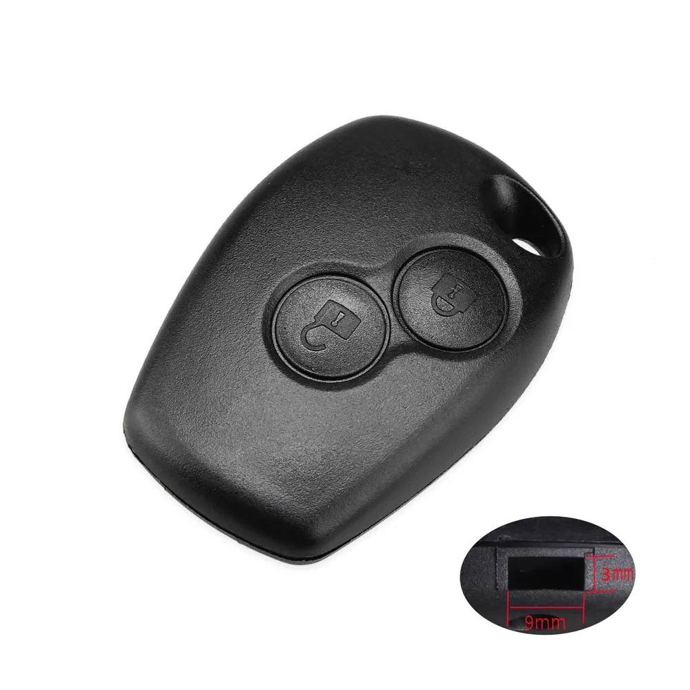 KEYYOU 30 шт. 2/3 кнопки дистанционного ключа оболочки чехол для Renault Duster Logan Modus Clio 3 Twingo Kangoo 2 для Nissan ALMERA без лезвия - Количество кнопок: 5 Кнопок