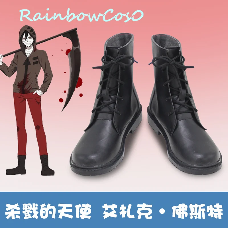 

Angels of Death Isaac Foster Zack Cosplay Shoes Boots Free Ship RainbowCos0 Christmas Game Anime Halloween W1730