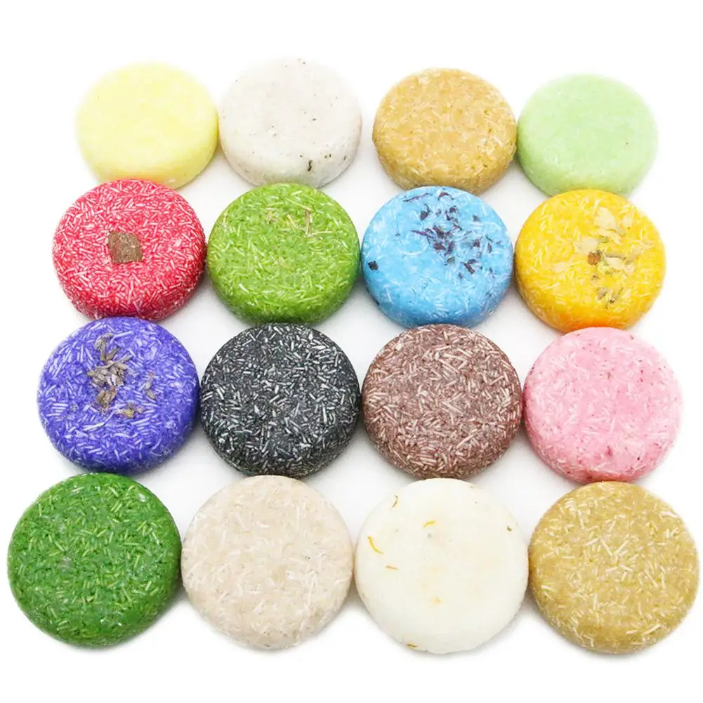 

15 Colors 55g Handmade Hair Shampoo Soap Cold Processed Cinnamon Ginger Shampoo Bar 100% Pure Hair Shampoos Hair Care Tool