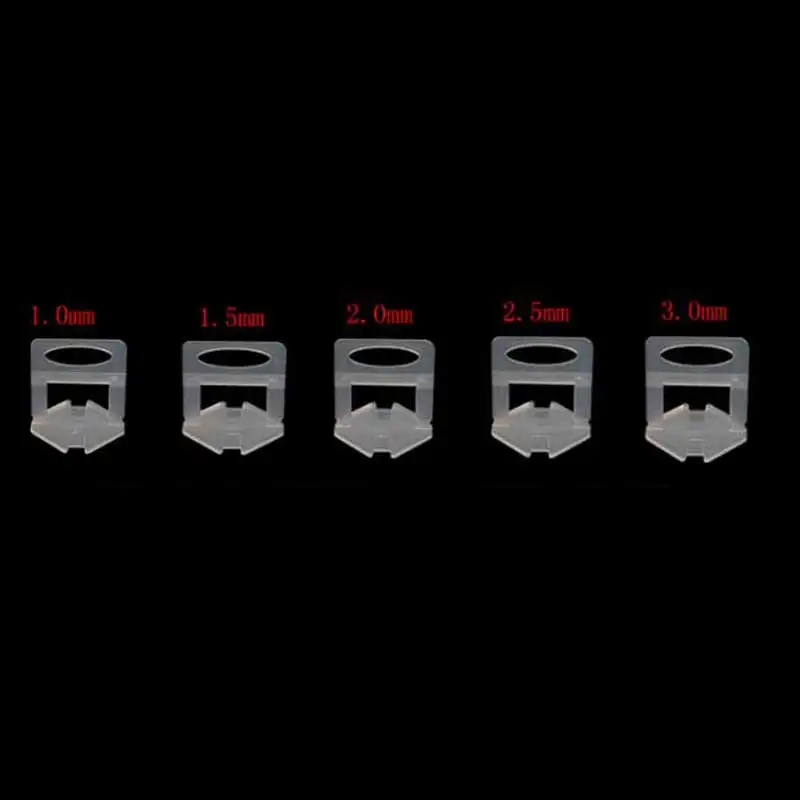 

Tile Leveling System Clips Tile Leverler Spacers for Wall or Floor Tile Installation 0.5mm/1mm/1.5mm/2.0mm/2.5mm/3.0mm