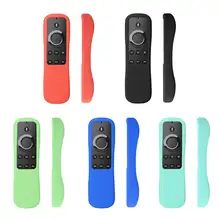 Силиконовый пылезащитный чехол для Amazon Alexa Voice Fire tv пульт дистанционного управления новейший пульт дистанционного управления 2-го поколения цвет случайный отправка