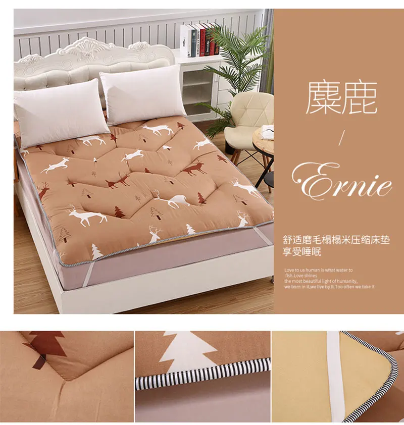 Non-slip Light Mattress Household Hotel Bedding Protection Pad Student Folding Tatami Mattresses Floor Ground Sleeping Mat Non-slip Light Mattress Household Hotel Bedding Protection Pad Student Folding Tatami Mattresses Floor Ground Sleeping Mat