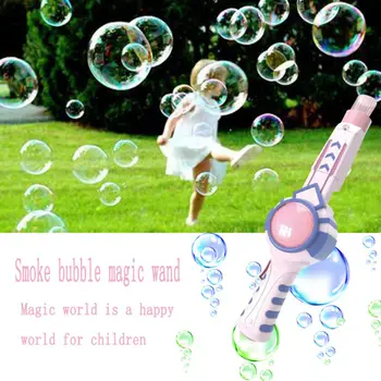 

Bubble Blower Machine Toy Kids Soap Water Bubble Gun Cartoon Water Gun Gift For Kids Children Manual Gun Blower