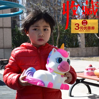 

Huge Jumbo Toys Spongy Cute Super Big Horse Unicorn Slow Rise Fly Unicorn Squishies Stress Relief Toy Kids Anti Stress Gift