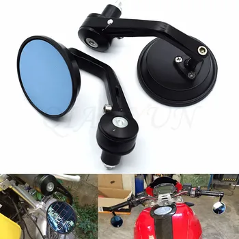 

Universal 7/8" motorcycle rear view mirror side mirror handle rod end mirror for Yamaha R1 R6 R125 R15 FZ16 FZ1 MT09 MT07 FZ6 XJ