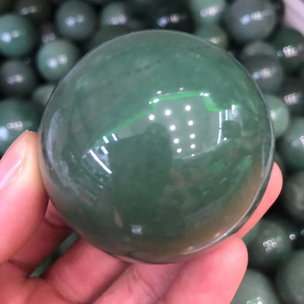Природный зеленый Восточный фосфор, ручной хрустальный шар, идеальная Сфера, заживление