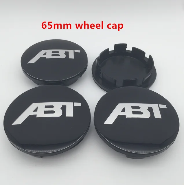 4 stücke ABT Nabendeckel 56mm 60mm 65mm 68mm Auto Rad Kappe