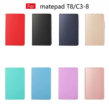 

Business leather case For Huawei MatePad T8 Kobe2-L09 Kobe2-L03 8.0 inch Stand Cover Huawei matepad T8 8.0 protective case +film