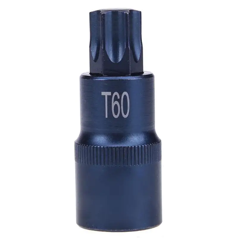 T60 Отвертка бит 1/2 разъем биты адаптер для отвертки T20 T25 T27 T30 T35 T40 T45 T50 T55 T60 T70 Торцевая головка инструмент - Цвет: T60