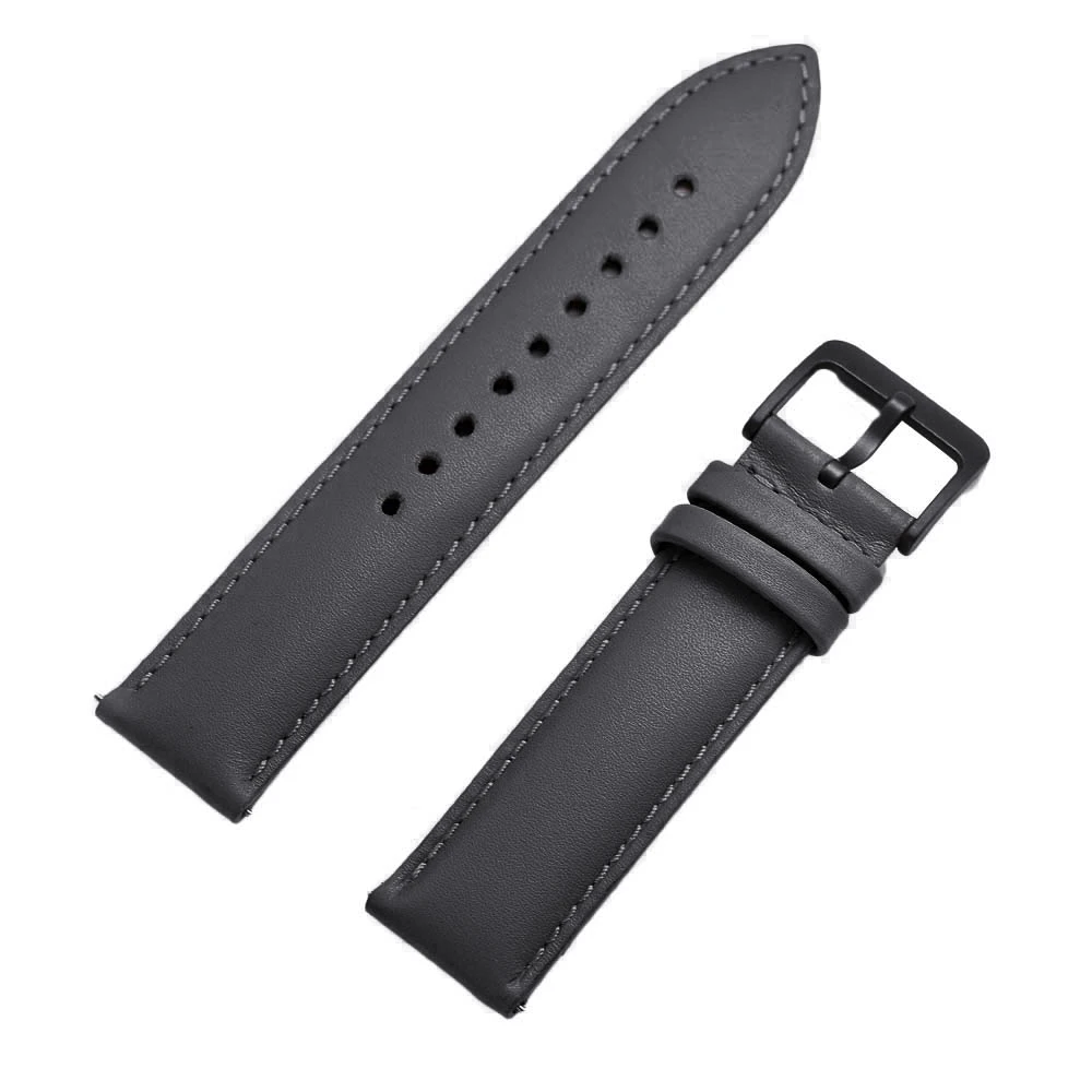 Universal 20mm Watch Band Strap Quick Release Watchband Luxury PU Leather Wirst Bracelet Strap For Garmin Vivoactive 3 Belt