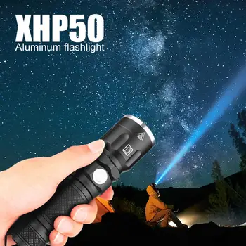 

Black Waterproof Flashlight Skillful Manufacture Superior Quality High Power Torch for Hunting Camping Searching Tool