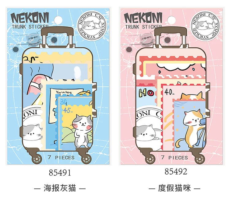 20sets Kawaii Stationery Stickers Cartoon Panda Stamp Diary Planner Decorative Mobile Stickers Scrapbooking DIY Craft Stickers