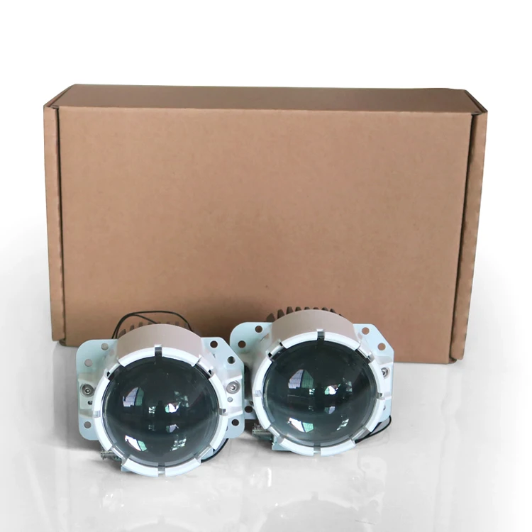 4TUNE 3,0 дюймов Би-светодиодный объектив проектора hella hole 5500k светодиодный чип с драйвером 55 Вт 12 В Автомобильная фара для автомобиля diy модификация