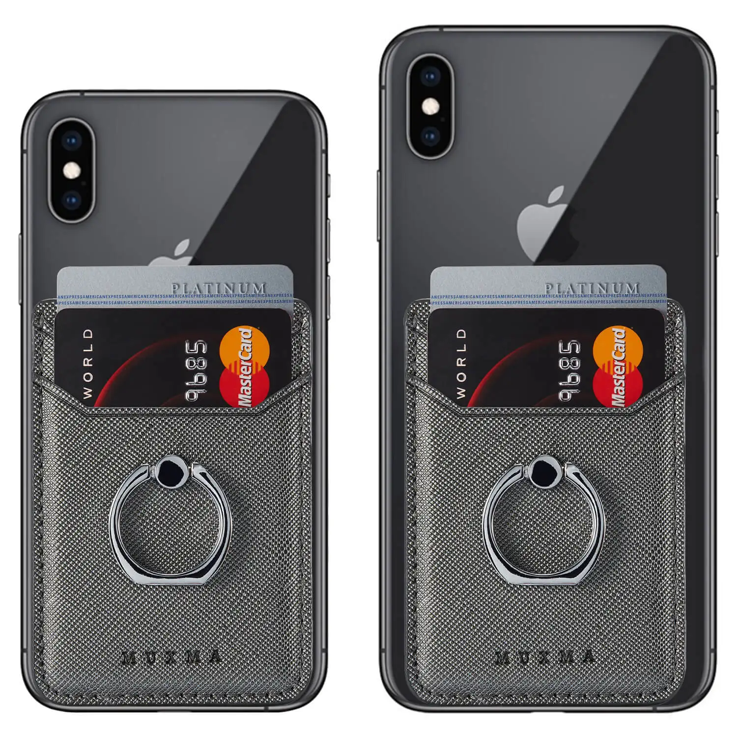 Black Чехлы для телефонов для iPhone 11 Pro XS Max XR 6 6S 7 8 Plus X кольцо держатель мягкий чехол на заднюю панель телефона чехлы - Цвет: Black