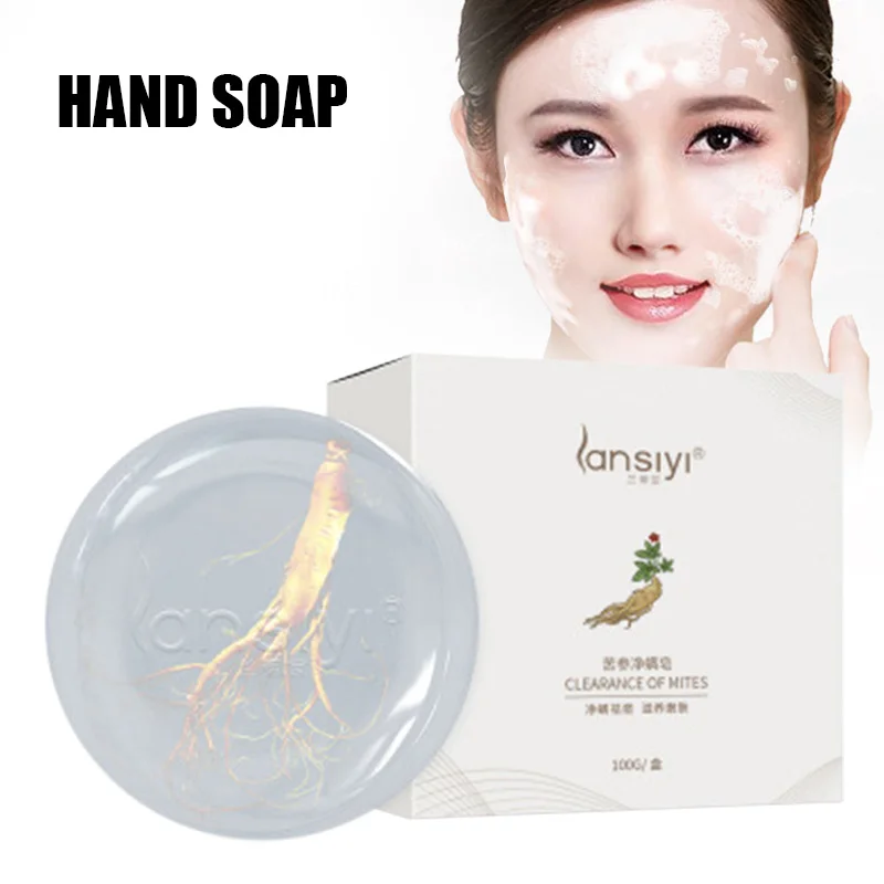 Herbs Soap Face Cleaning Whitening Moisturizer Remove Black Head